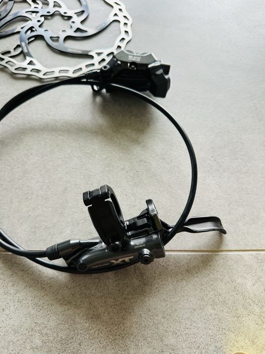Shimano XT M8220 Hydraulic Disc Brakes + Galfer 203 mm ротори