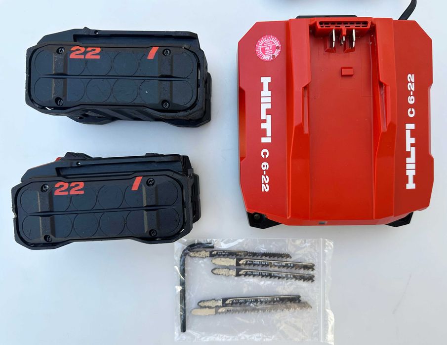 Hilti SJT 6-22 Nuron - Безчетков прободен трион /зеге 2x22V 5.10Ah