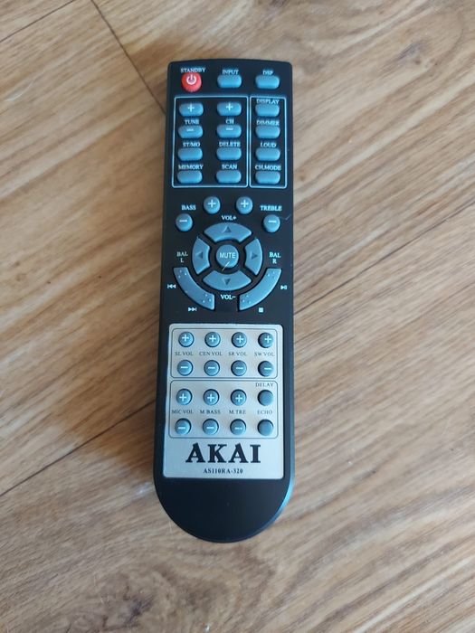 Telecomanda Amplificator Akai AS110RA-320. Telecomanda este