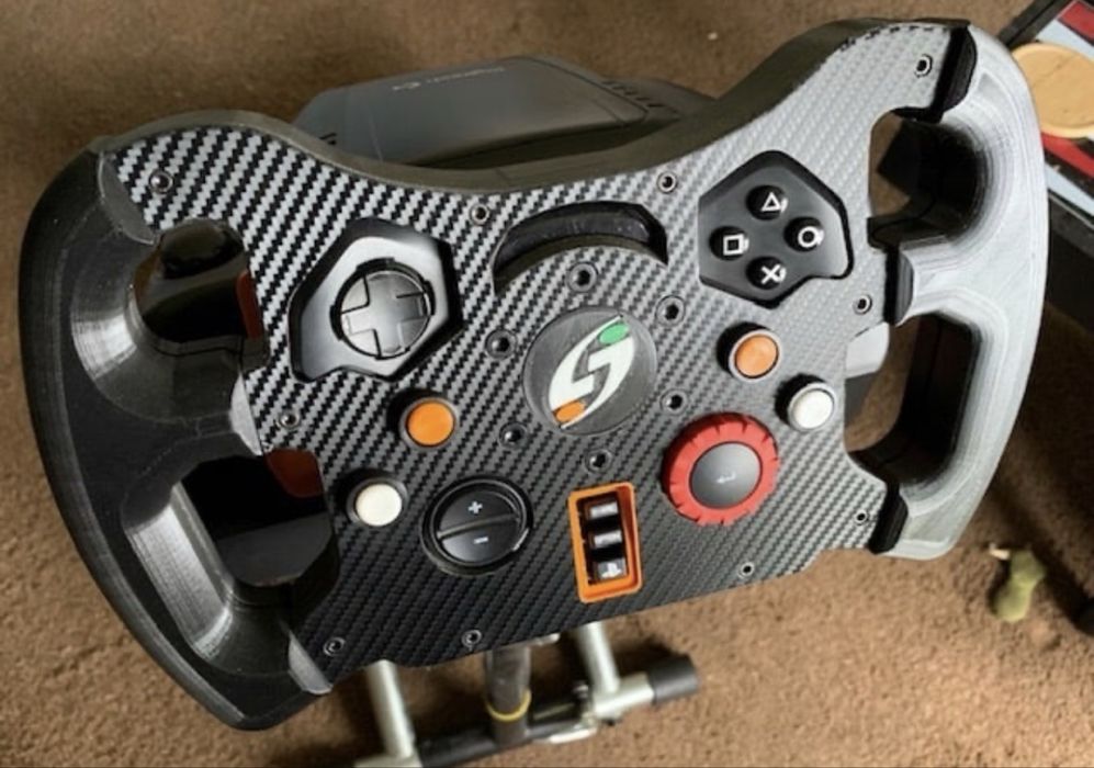 3D притиран GT3 Racing волан за Logitech G29/920