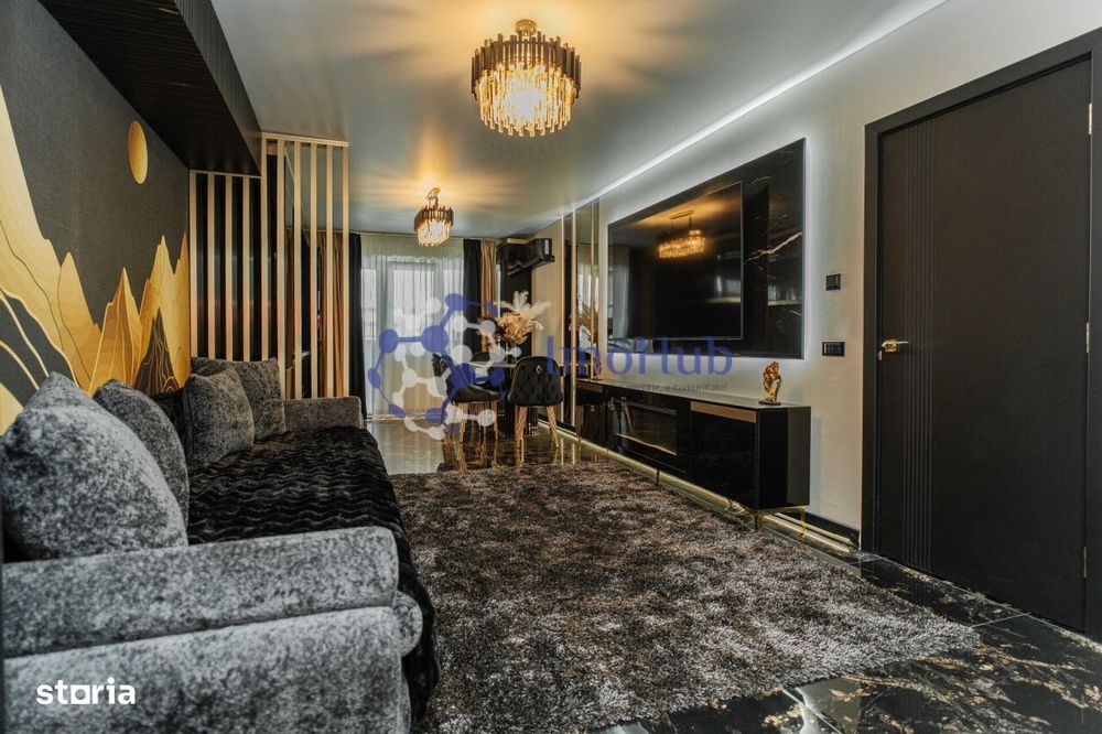 Apartament 2 camere in Copou, mobilat lux, jacuzzi, etaj 8