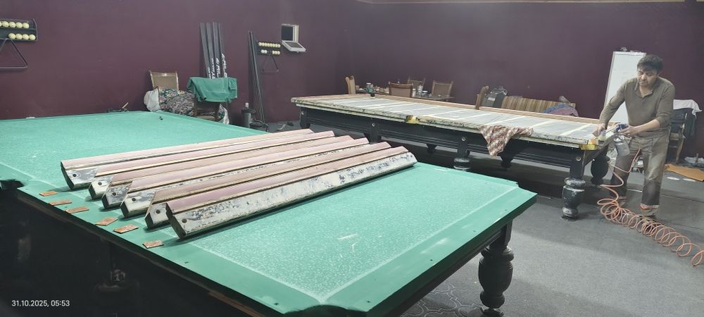 Bilyard stol yasash, remont, qayta sozlash xizmatlar koʻrsatish