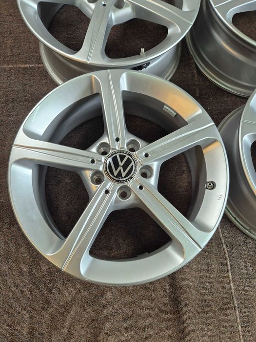 4 Jante Aliaj 5x112 17'' OE VW Golf Passat Touran Sharan Caddy T-ROC / Skoda Octavia Karoq Superb Yeti