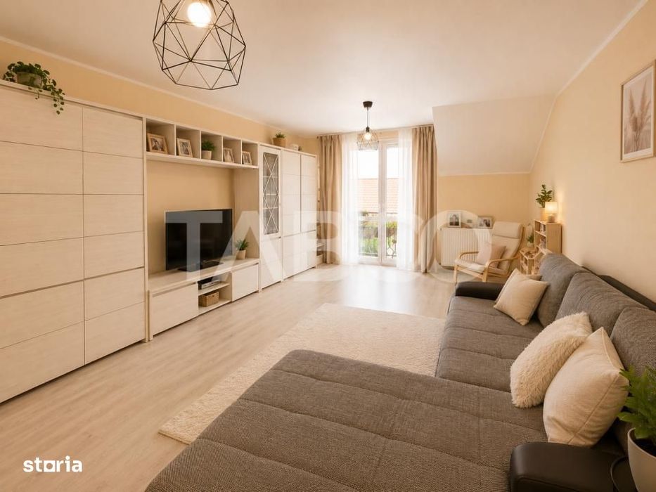 Apartament de vanzare 2 camere balcon parcare Terezian bloc nou — fotografia 3