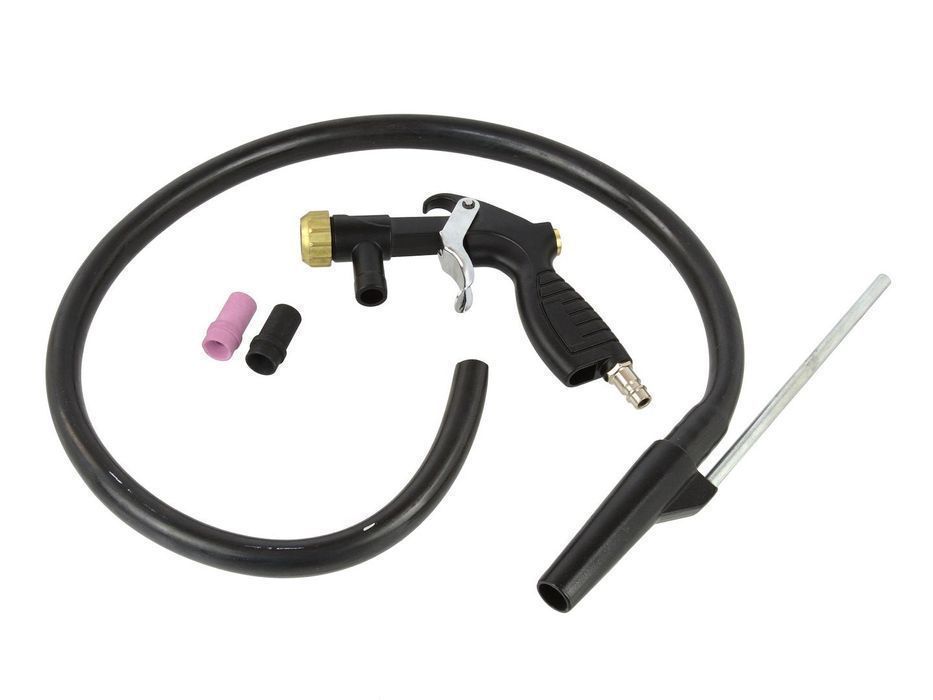 Pistol pneumatic pentru sablare cu 2 duze (metalica si ceramica) si fu