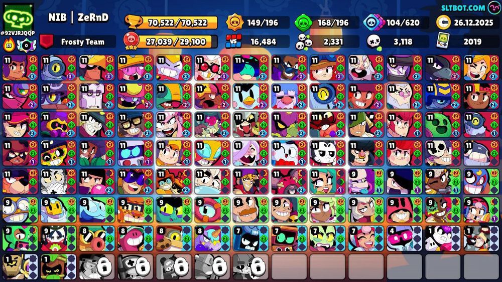 Продам аккаунты в бравл Старс