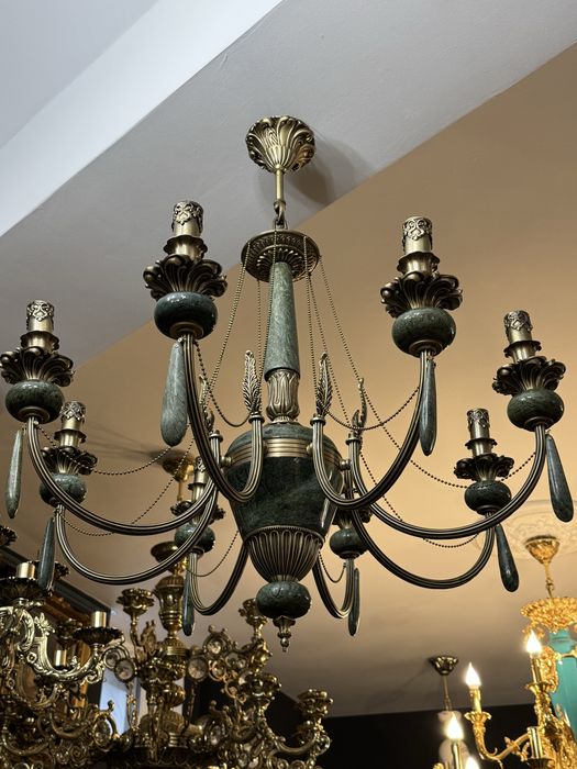 Candelabru- bronz- marmura