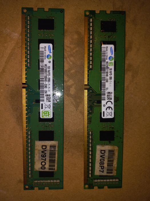 Kit 4GB:2×2GB ddr3, 1600Mhz, testat, totul ok,30 ron
