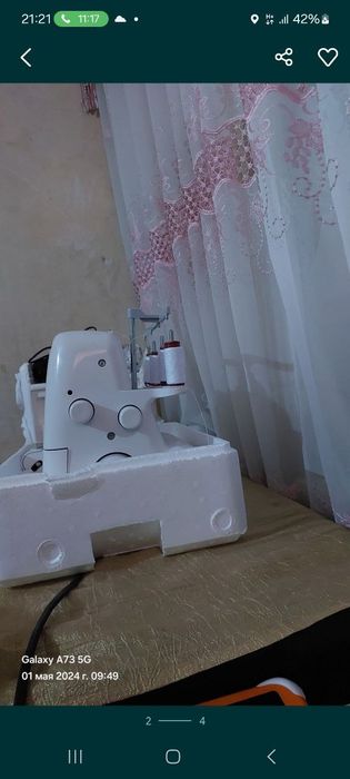 Chayka averlog tikuv mashinasi