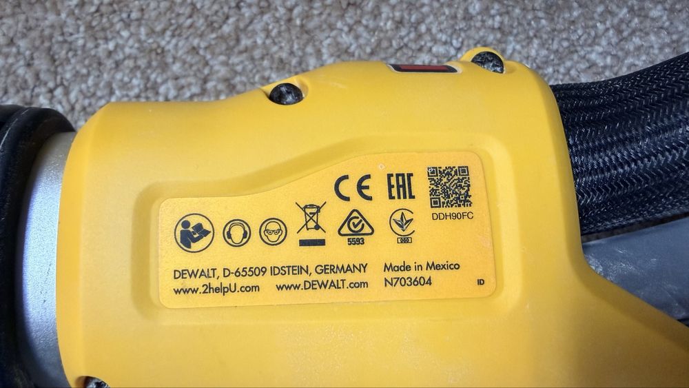 DeWalt DCE800N-XJ slefuitor pereti girafa cu acumulator 18 V