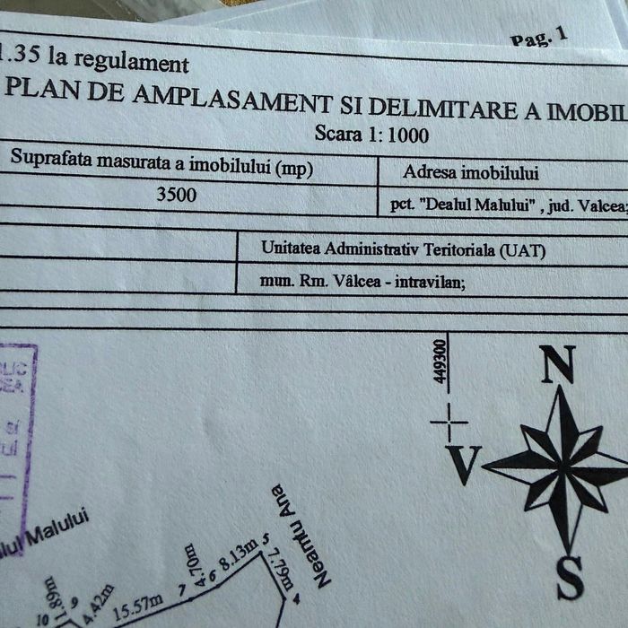 Teren padure intravilan in suprafata de 3500.mp