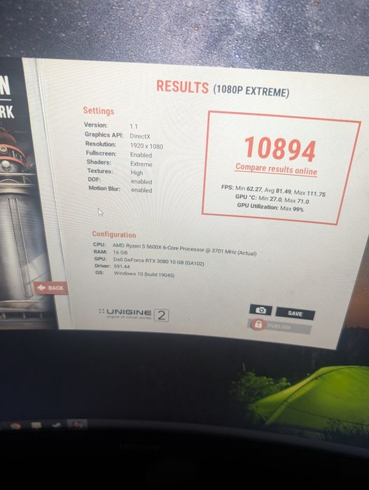 CADOU Crăciun ‼️ White Box Ryzen 5600x cu RTX 3080 !