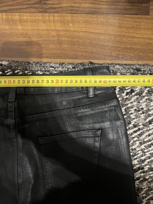 blugi waxed rick owens detroit cut marimea XL