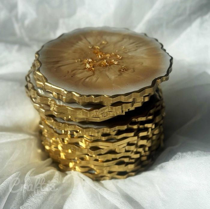 Coaster/suport pahare din rasina epoxidica, cadoul perfect!