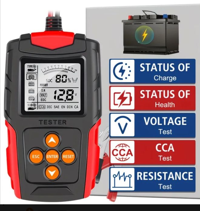 Тестер для проверки аккумулятора