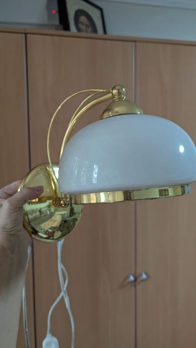 Люстра золото с белым