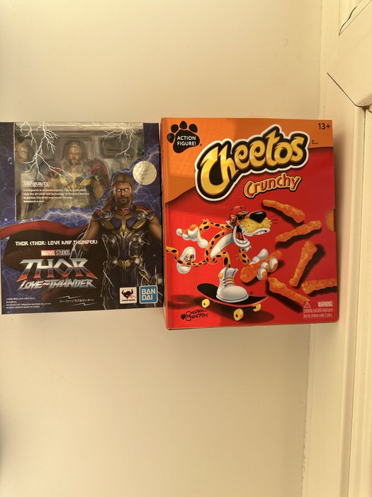 Экшен фигурки марвел тор , читос (cheetos) s.h.figuarts