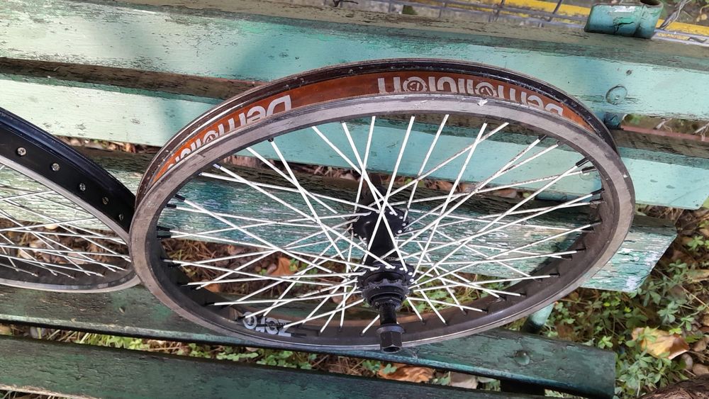 Set roti bicicleta bmx 20 inchi