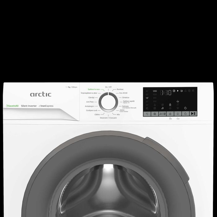 Нова инверторна Пералня Arctic APLM2WFSU27211W, 7 кг, 1200 об/мин