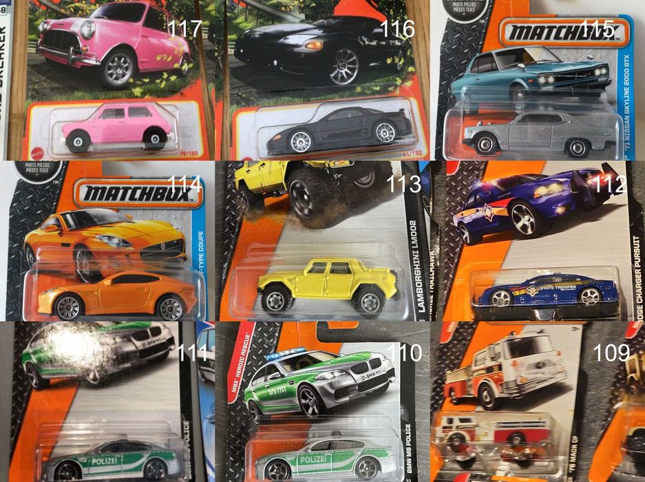 Метални колички Мачбокс Matchbox от различни години в мащаб 1:64 Част2