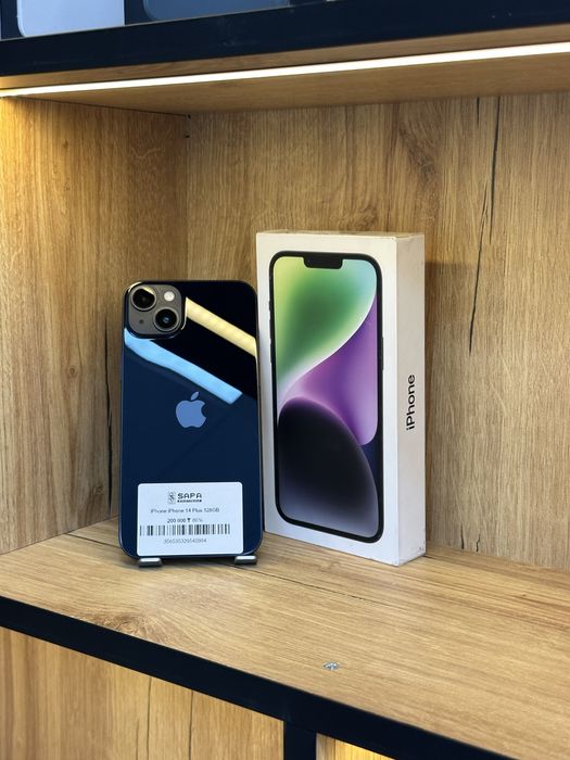 айфон 14 плюс черный 86