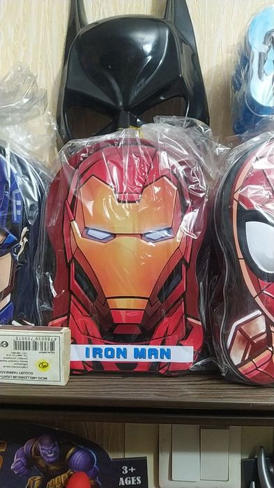 Копилки металлические  изображение супергероев