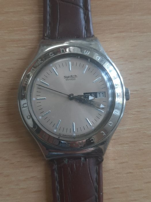 Ceas Swatch Irony (Vintage 1999) – Carcasă Inox, Afișaj Zi/Dată