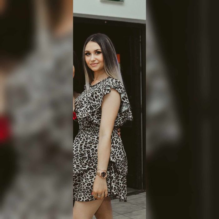 Rochie leopard de ocazie
