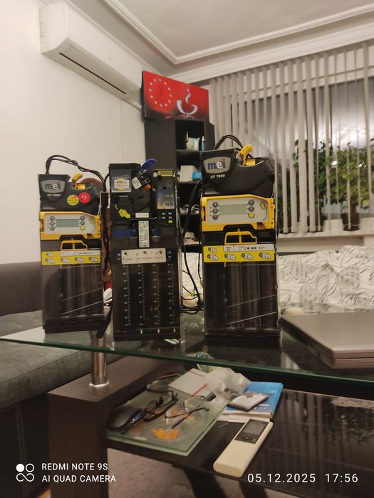 Настройка на монетни механизми  от BG към EURO .Mei Cashflow,Вендинг.