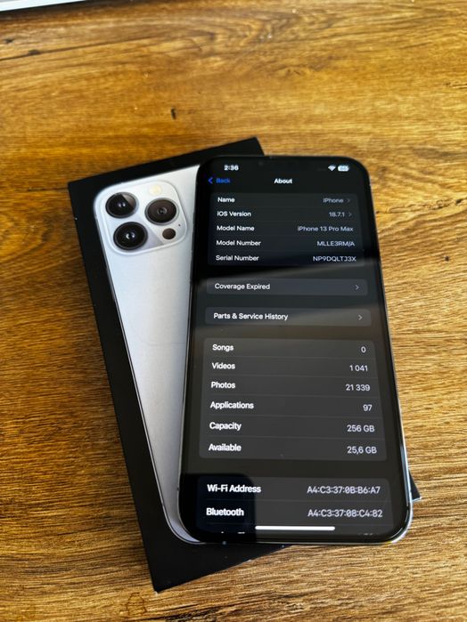 iPhone 13 Pro Max 256gb cu cutia originală