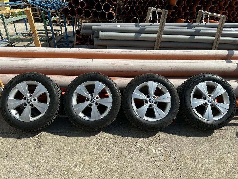 Jante aliaj 16" - Matone (Argintiu) - Originale Skoda Octavia IV
