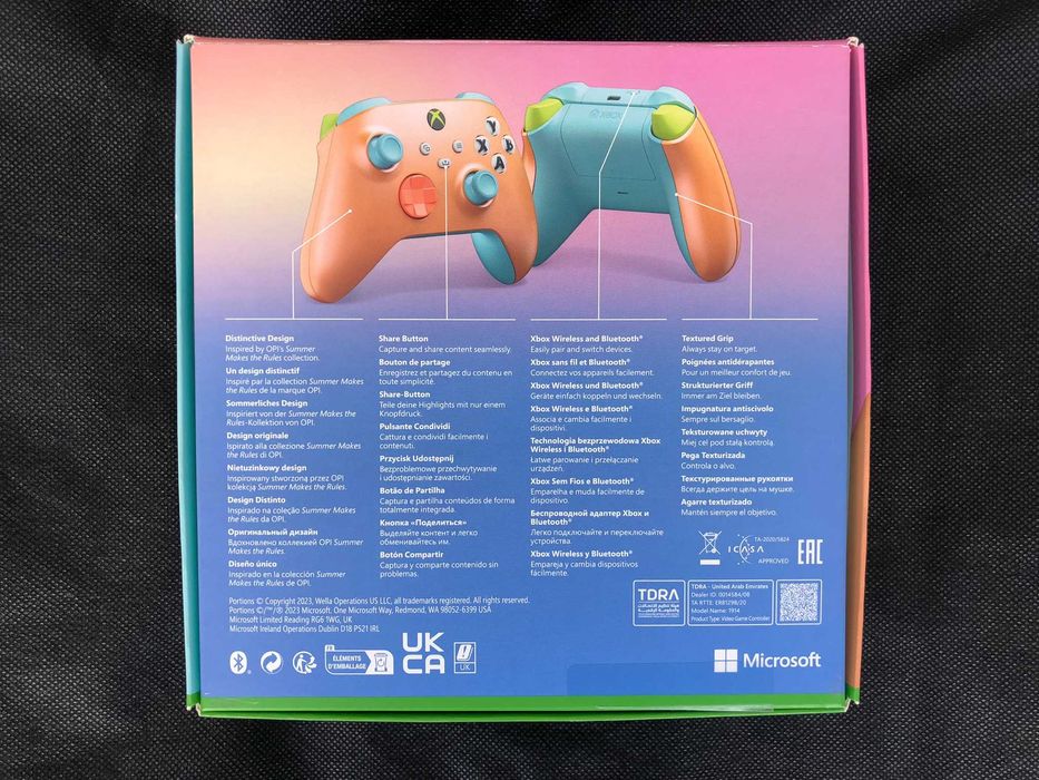 Controller Xbox Series X/S OPI "Sunkissed Vibes"; Editie Speciala; Wireless