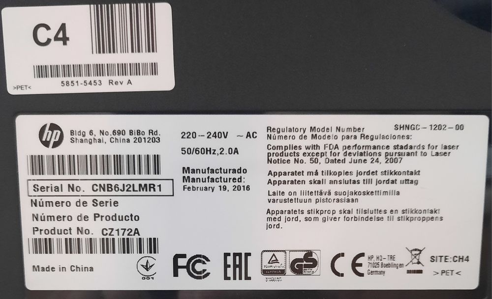 Продам МФУ HP LaserJet Pro MFP M125a