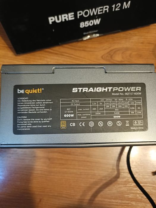 Sursa defecta Be Quiet! 600w