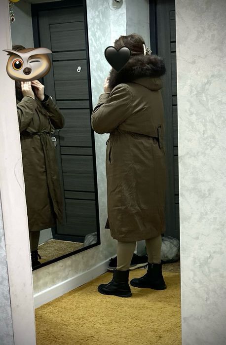 Парка Тренч в цвете хаки