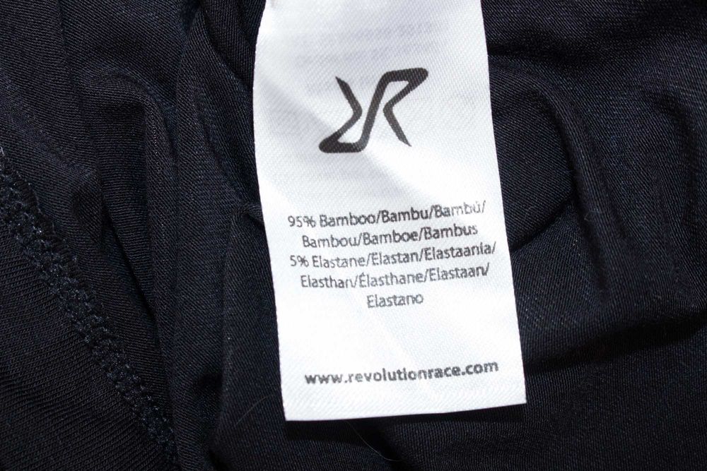 Revolution Race BambooSkin дамска блуза с цип термо бельо черна нова L