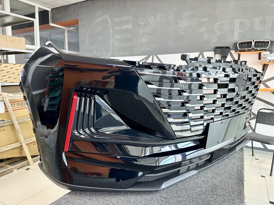 Передний бампер черный CHANGAN CS55 Plus оригинал
