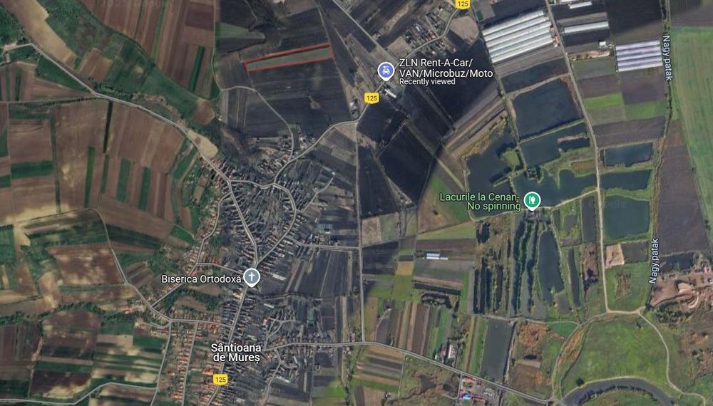 Teren de vanzare - 50 de ari Santioana de Mures