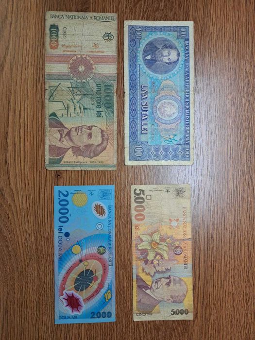Bancnote de colectie(1000/2000/100/5000 LEI)