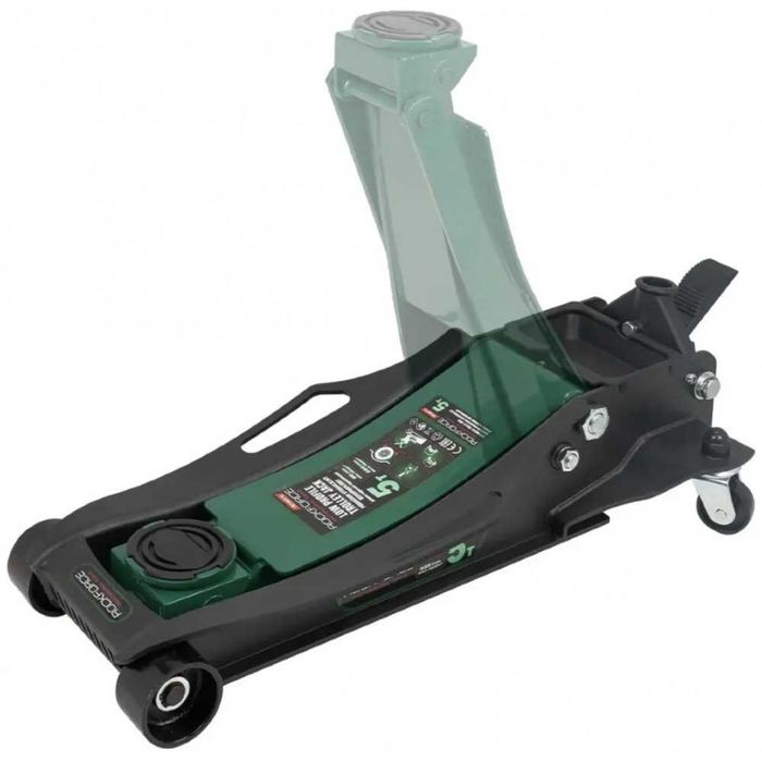 Крик „Крокодил“ ROCKFORCE 5T, нископрофилен, с педал и двойна помпа