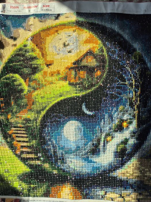 Диамантен гоблен 25/35 във рамка ръчна изработка