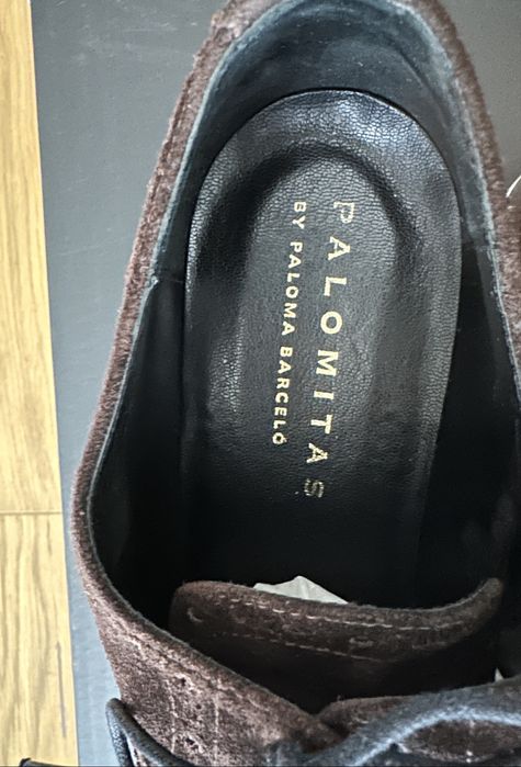 Лоуфъри от тъмно кафяв велур