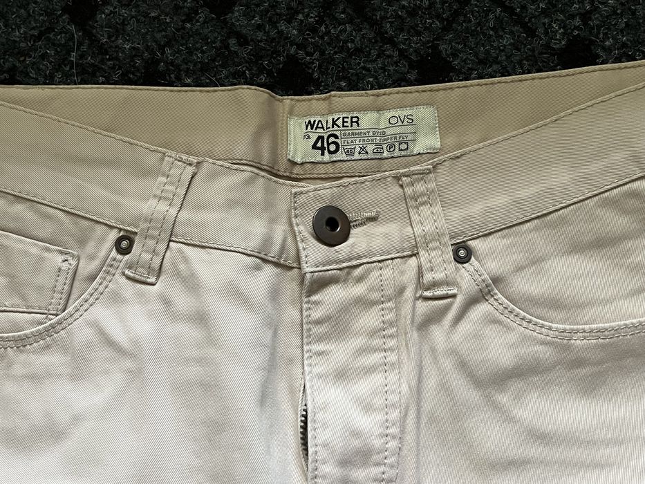 Pantaloni Oviesse 103cm lungime Italy NOU Barbat Crem Marime 46