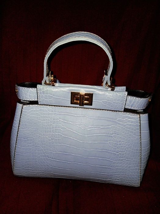 Из США, женская сумка с тиснением под крокодиловую кожу