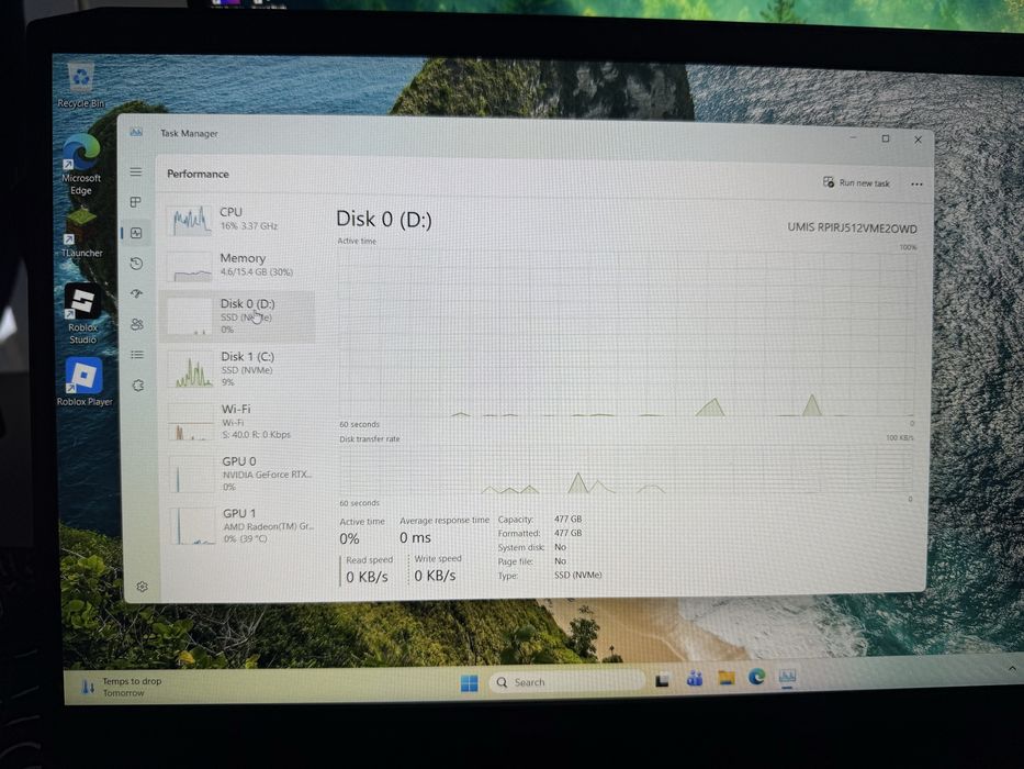 vand schimb Laptop gaming Ryzen 5500H 16Gb D4 RTX 2050 SSD 1Tb