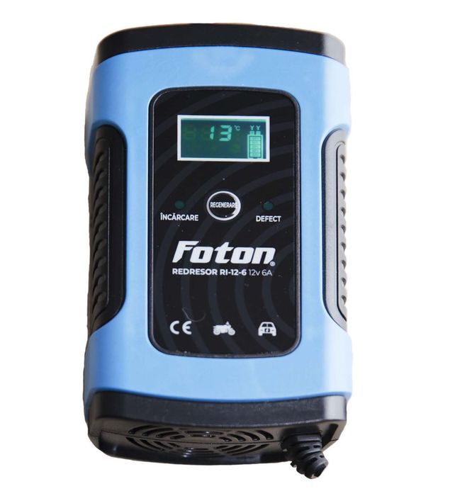 NOU ! Redresor auto și moto - Electronic inteligent 12V/6A - Sigilat