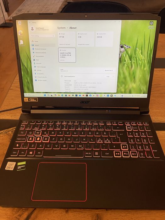 Vand leptop gaming Acer Nitro 5 AN515-55