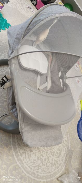 Шезлонг электрический со столиком