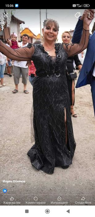Черна рокля носена само за 2 часа