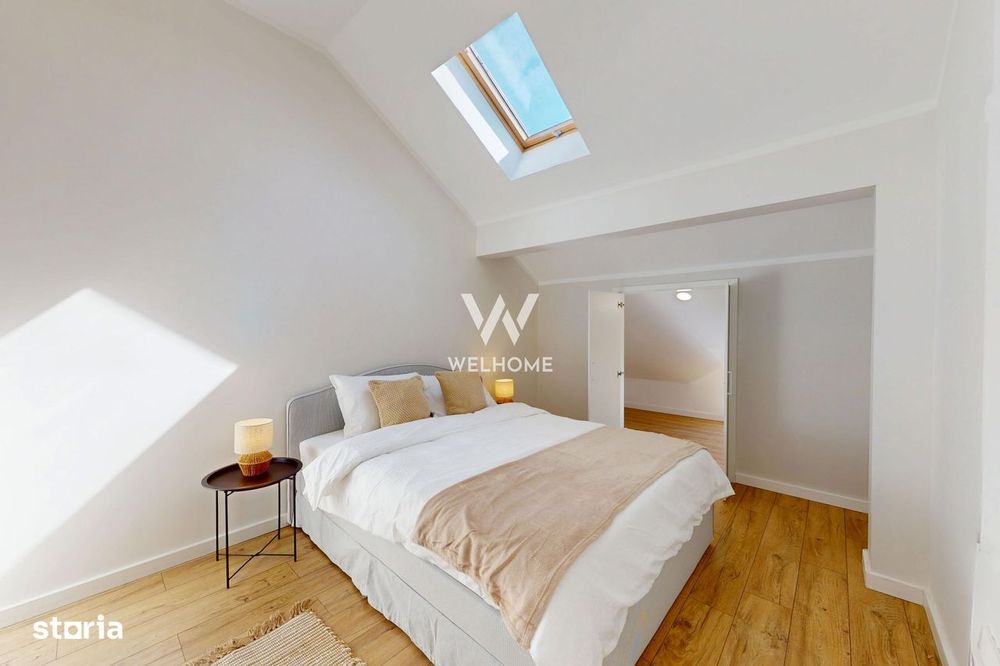 Penthouse 4 camere, 2 băi, mobilat si utilat complet - întabulat